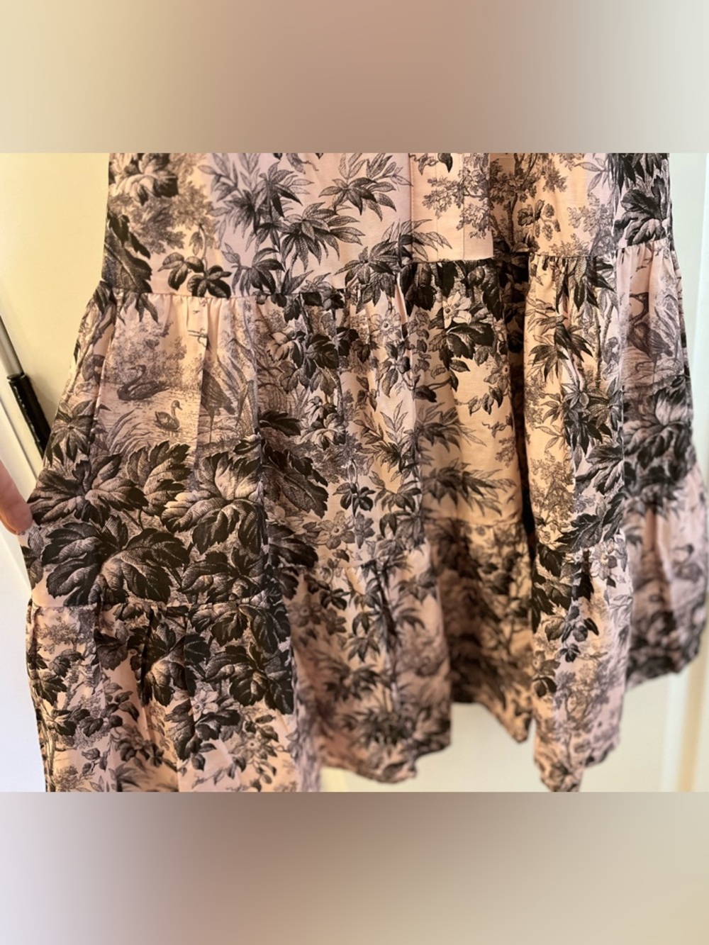 NWT Tuckernuck Toile Maxi Dress Sz XS Cottagecore Coastal Grandma Old Money Prep - Picture 2 of 7